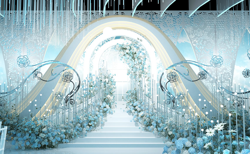 南溪釡香烙馍村水晶厅效果展示